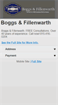 Mobile Screenshot of boggsandfillenwarth.com